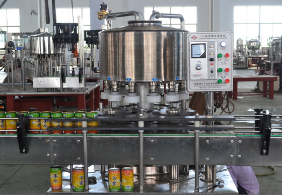 Automatic Canned Juice Filling Machine Washing Capping For Apple / Orange / Pineapple