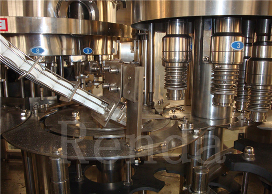 Automated Can Filling Machine , 2000BPH Bottle Filler Machine For Can Filling Line