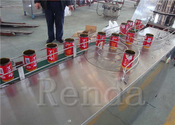 Full Automatically Tin Can Bottle Filler / Coca Cola Juice Can Filling Machine