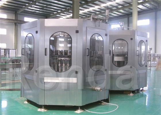Mineral Water / Beverage / Purified Water Bottle Filling Machine For Plastic Screw Cap 28 mm