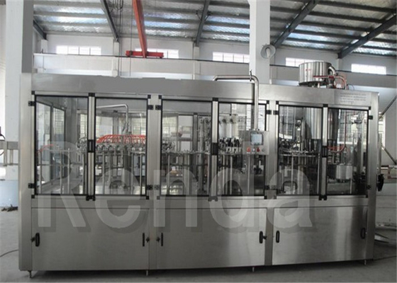 Mineral Water / Beverage / Purified Water Bottle Filling Machine For Plastic Screw Cap 28 mm