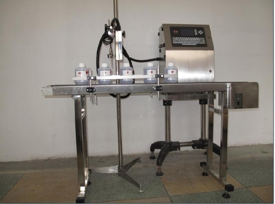 Automatic Ink Date Printer Expiry Date Printing Machine For Glass Bottle / Aluminium Can
