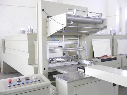 Water Production Line Automated Packaging Machines Bottle PE Film Shrink Wrapped