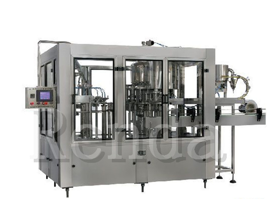 Automatic Bottle Juice Filling Machine Electric Driven Type 7KW Power 10000BPH Capacity