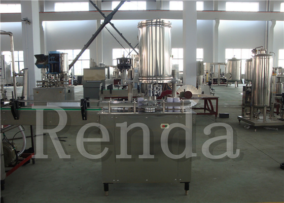 Automatic Bottle Juice Filling Machine Electric Driven Type 7KW Power 10000BPH Capacity