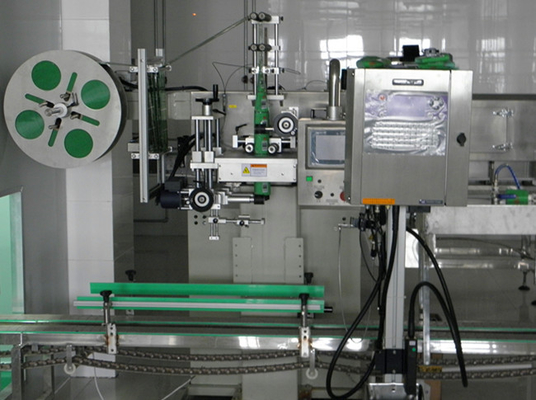 Electric Driven Automatic Sticker Labeling Machine with Heat Shrink Tunnel 3.5kw