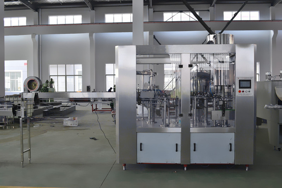 Máy đóng chai nước khoáng chuyên nghiệp Giặt nắp đóng nắp Monoblock 3 trong 1