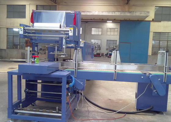 Shrink Tunnel L Sealer Nước giải khát Máy đóng gói tự động cho chai thủy tinh PET 110v