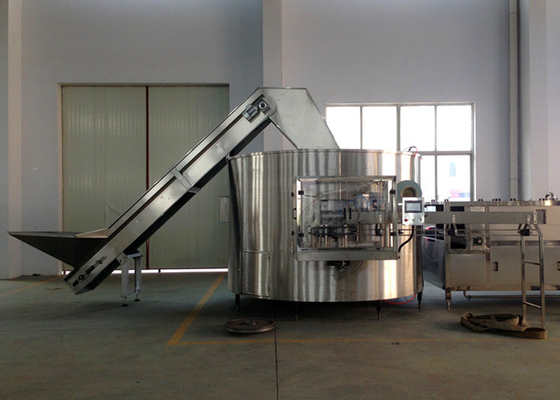 Máy đóng chai tốc độ cao Đóng chai Unscrambler bằng thép không gỉ 380V
